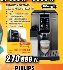 Expert Automata Kávéfőző Delonghi ECAM350.95.T8 ajánlat