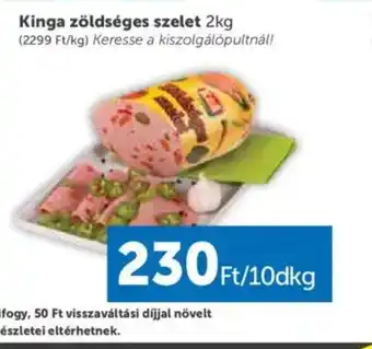 PRIVÁT Kinga zöldséges szelet ajánlat