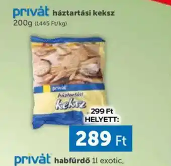 PRIVÁT Privat háztartási keksz ajánlat