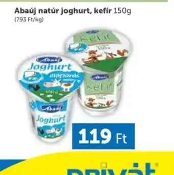 PRIVÁT Abaúji natúr joghurt, kefir ajánlat