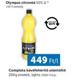 PRIVÁT Olympos citromlé ajánlat