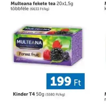 PRIVÁT Multeana fekete tea ajánlat