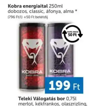 PRIVÁT Kobra energiital 250ml ajánlat