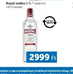 PRIVÁT Royal Vodka 0.5l ajánlat