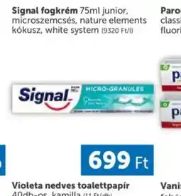 PRIVÁT Signal fogkrém ajánlat