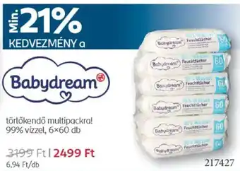 Rossmann Babydream Törlökendö ajánlat