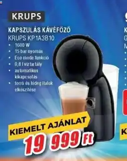 Expert Krups Kapszulás kávéfözö ajánlat