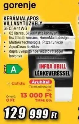 Gorenje Kerámialapos villanytüzhely