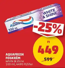 PENNY Aquafresh fogkrém ajánlat