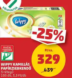 PENNY Wippy Kamillás papírzsebkendö ajánlat