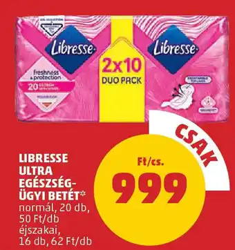 PENNY Libresse Ultra egészség- ügyi betét ajánlat