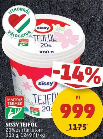 PENNY Sissy Tejföl ajánlat