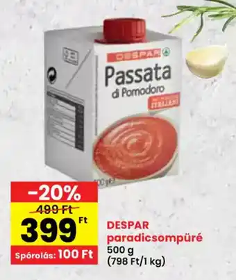 Spar Despar Paradicsompüré Passata di Pomodoro ajánlat