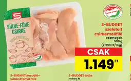 Spar S-Budget Sült-Főve Csirke ajánlat