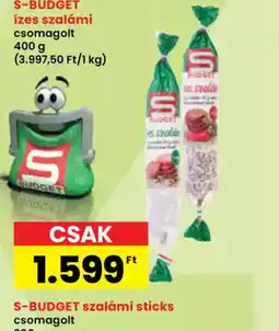 Spar S-Budget Ízes Szalámi ajánlat