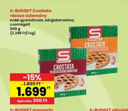 Spar S-Budget Crostata rácsos sütemény ajánlat