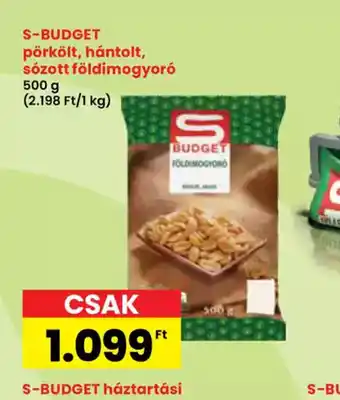 Spar S-Budget pörkölt, hántolt, szott földimogyor ajánlat