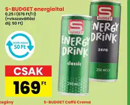 Spar S-Budget Energiital ajánlat