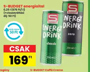 Spar S-Budget Energiital ajánlat