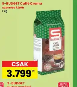 Spar S-Budget Caffè Crema szemes kávé ajánlat