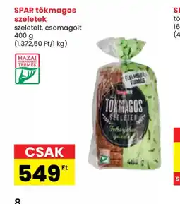 Spar SPAR Tökmmagos szeletek ajánlat