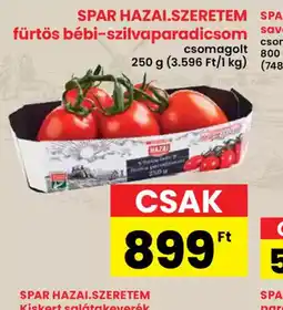 Spar SPAR Hazai.Szeretem fürtös bébi-szilvaparadiicsom ajánlat