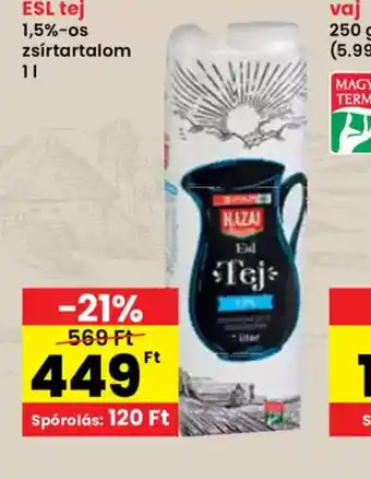 Spar SPAR Hazai-Szeretem ESL tej ajánlat