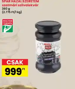 Spar SPAR Hazal.Szeretem Szatmár Szilvalekvár ajánlat