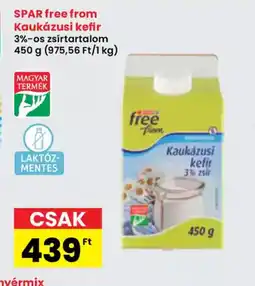 Spar SPAR free from Kaukázusi kefir ajánlat