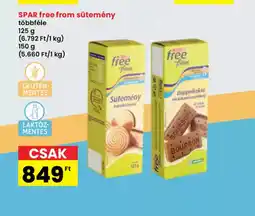 Spar SPAR free from sütemény ajánlat