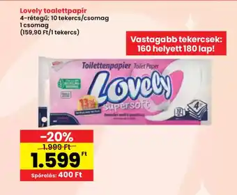 Spar Lovely Toalettpapír ajánlat