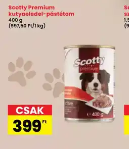 Spar Scotty Premium Kutyaeledel-pástétom ajánlat