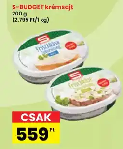 Spar S-Budget Krémsajt ajánlat