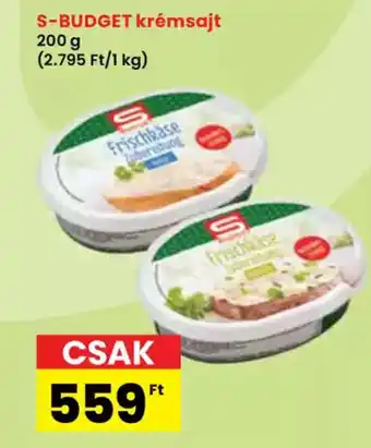 Spar S-Budget Krémsajt ajánlat