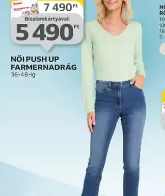 Auchan Női Push Up Farmernadrág ajánlat