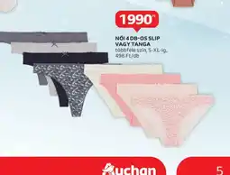 Auchan Női 4 db-os slip vagy tanga ajánlat