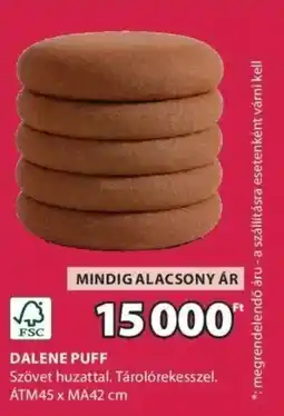 JYSK Dalene puff ajánlat