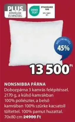 JYSK Nonsnibba párna ajánlat