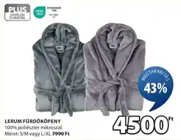 JYSK Lerum fürdőköpeny ajánlat