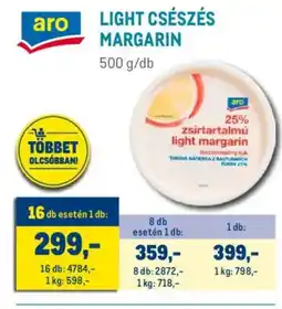 Metro Aro Light csészés margarin ajánlat