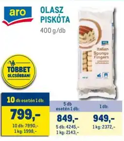 Metro Aro olasz piskóta ajánlat