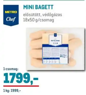 Metro Metro Chef Mini bagett ajánlat