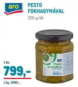 Metro Aro pesto fokhagymával ajánlat