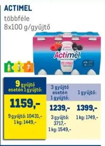 Metro Actimel ajánlat