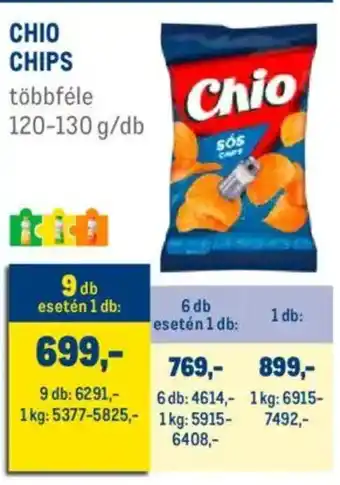 Metro Chio chips ajánlat