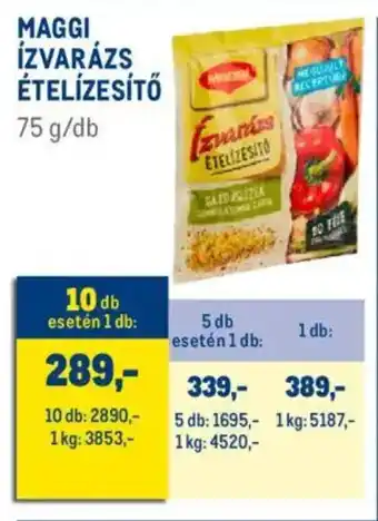 Metro Maggi ízvarázs ételízesítő ajánlat