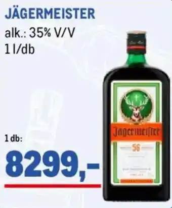 Metro Jägermeister ajánlat