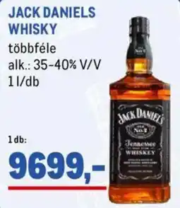 Metro Jack Daniels whisky ajánlat