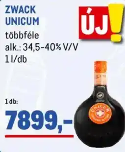 Metro Zwack Unicum ajánlat