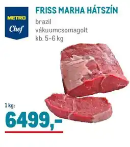 Metro Metro Chef Friss marha hátszín ajánlat